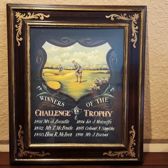 VINTAGE FRAMED ART - Picture 5 of 5